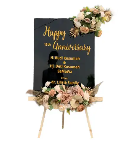Papan Bunga Akrilik Manding