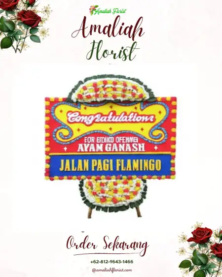 Sewa Papan Bunga Manding